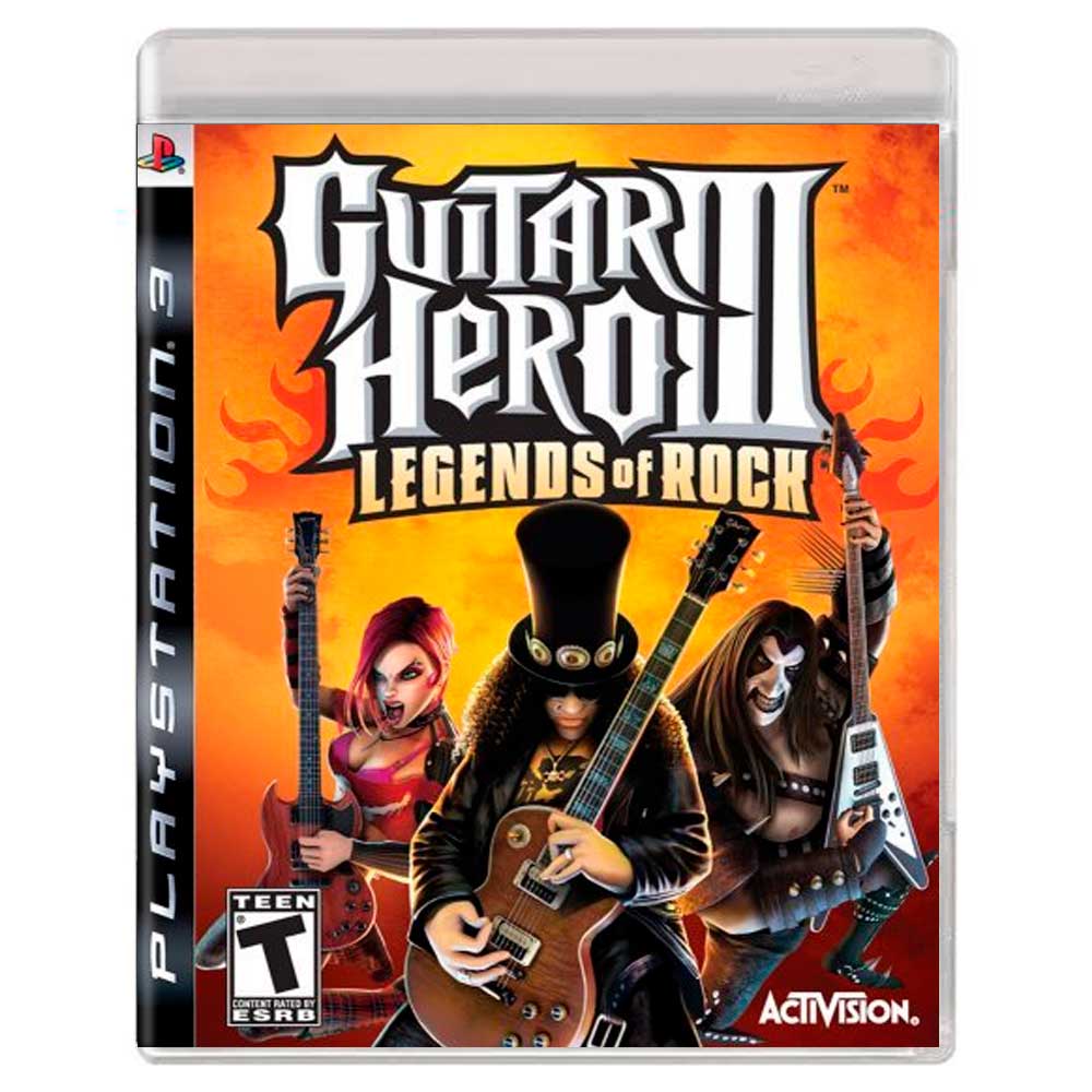 Combo Guitar Hero 4 em 1 Ps3 - Midia Digital