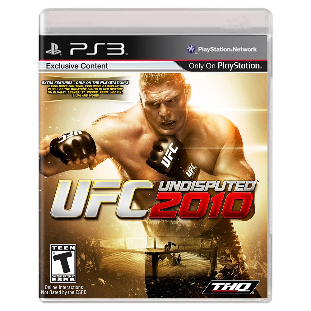 Jogo de Luta Ufc 3 Undisputed Xbox 360 Original Seminovo