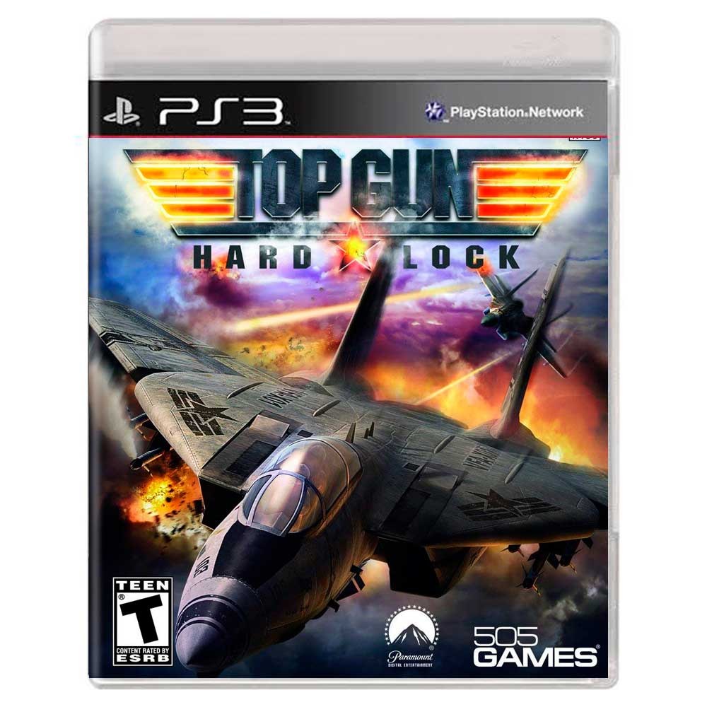 Top Gun Hard Lock PS3 mídia física original Play 3 Jogo de Avião