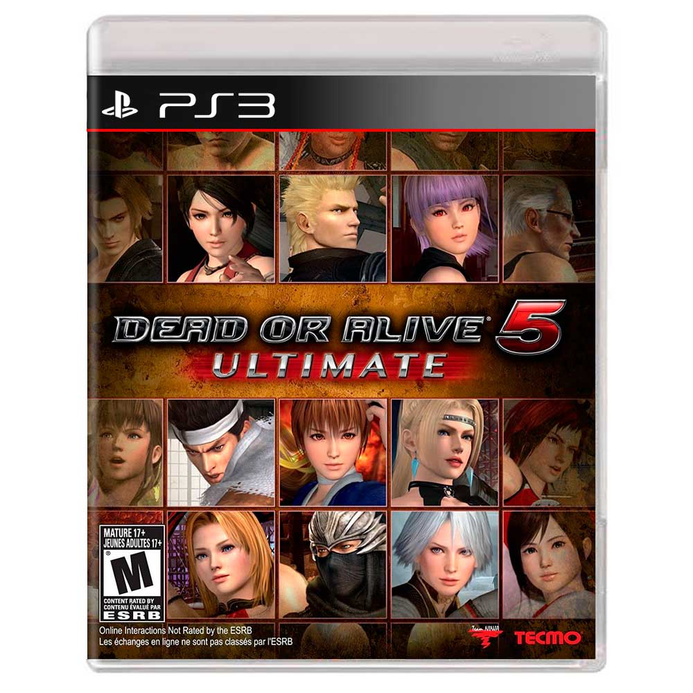 Dead or Alive 5 Ultimate - PS3 - Tecmo Koei - Jogos de Luta