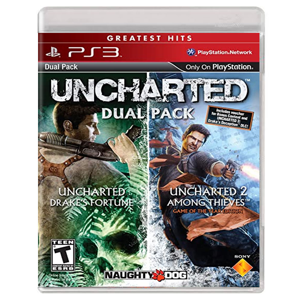 Pacote Uncharted 1 & 2 - Jogos Ps3 Psn