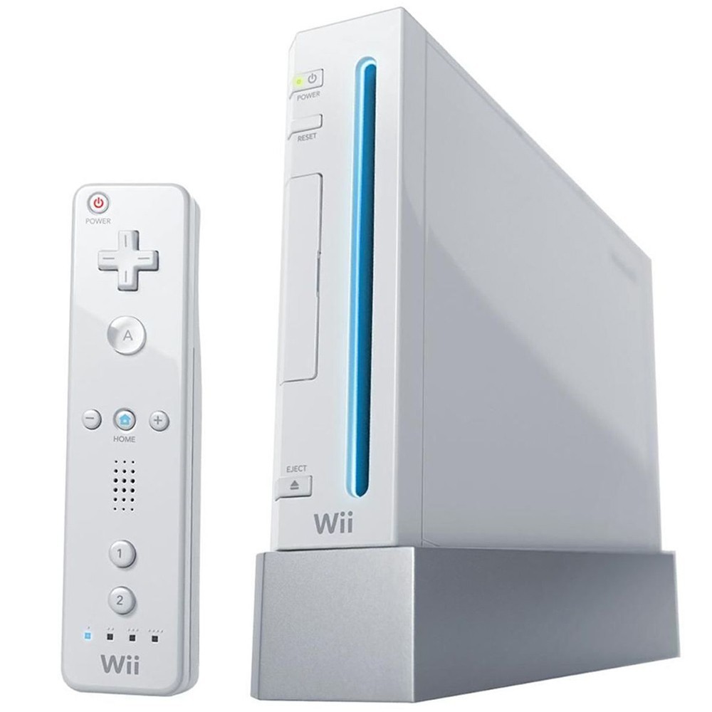 Console Nintendo Wii Desbloqueado Preto ou Branco Seminovo - Troco