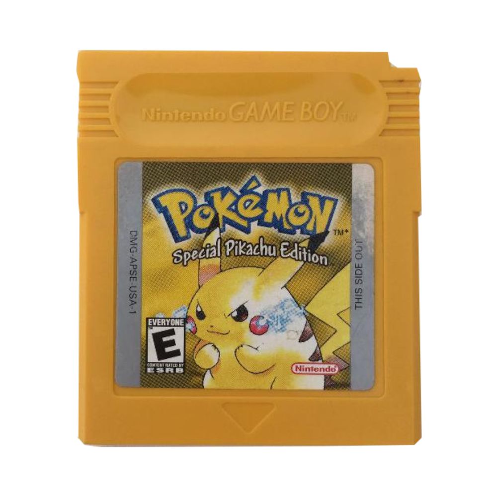 Fita Pokémon Yellow Pikachu Compatível Game Boy Gbc Gba