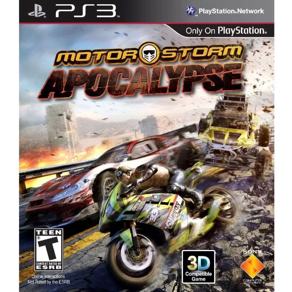 Jogo Motor Storm Greatest Hits - Ps3 Mídia Física Usado