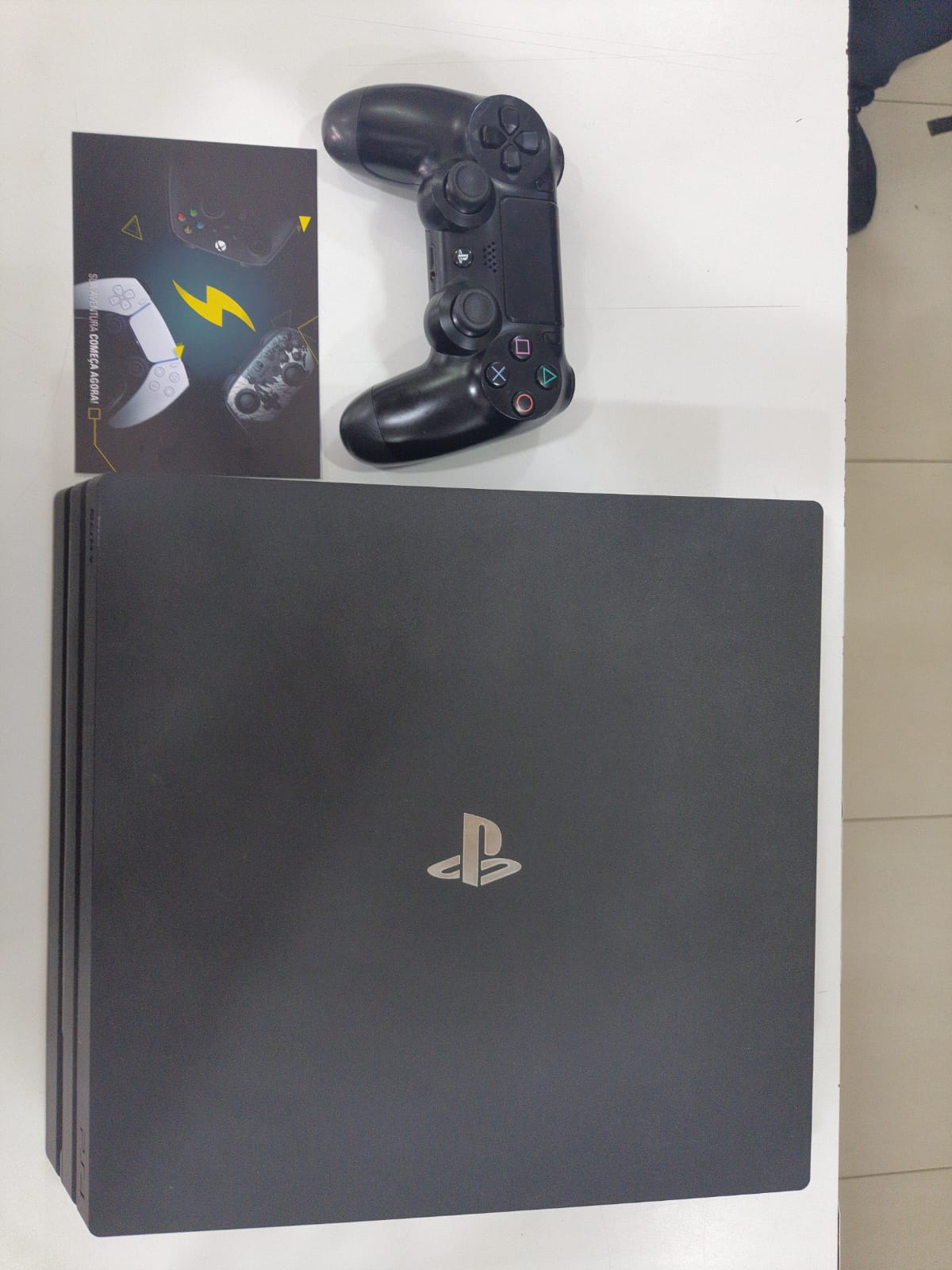 Playstation 4 Pro Branco - Ps4 Pro Branco 1tb Completo Nf