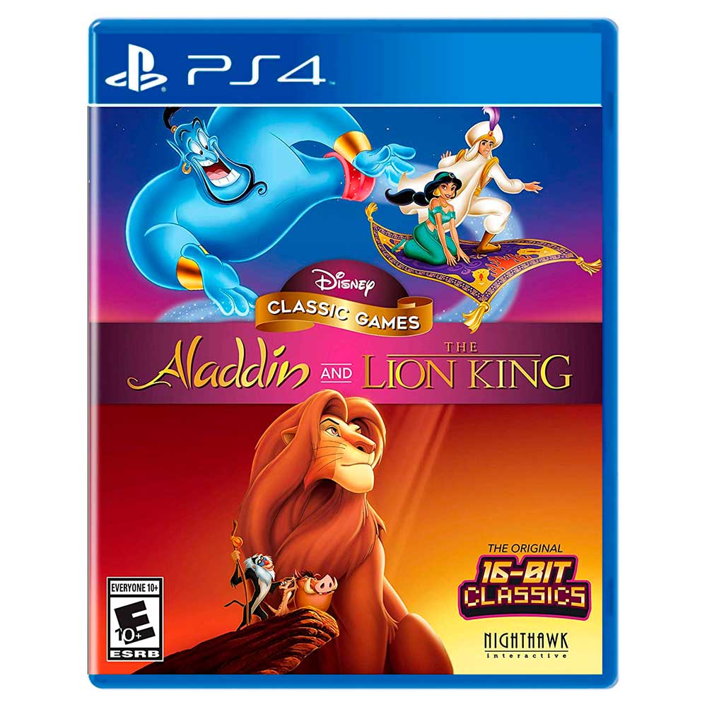 Disney Classic Games: Aladdin e O Rei Leão (Usado) - PS4 - Shock Games