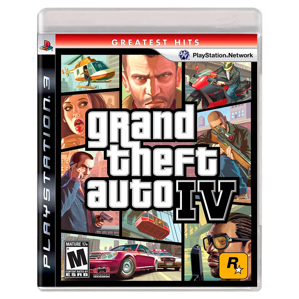 Jogo Grand Theft Auto IV GTA 4 PS3 Usado - Meu Game Favorito