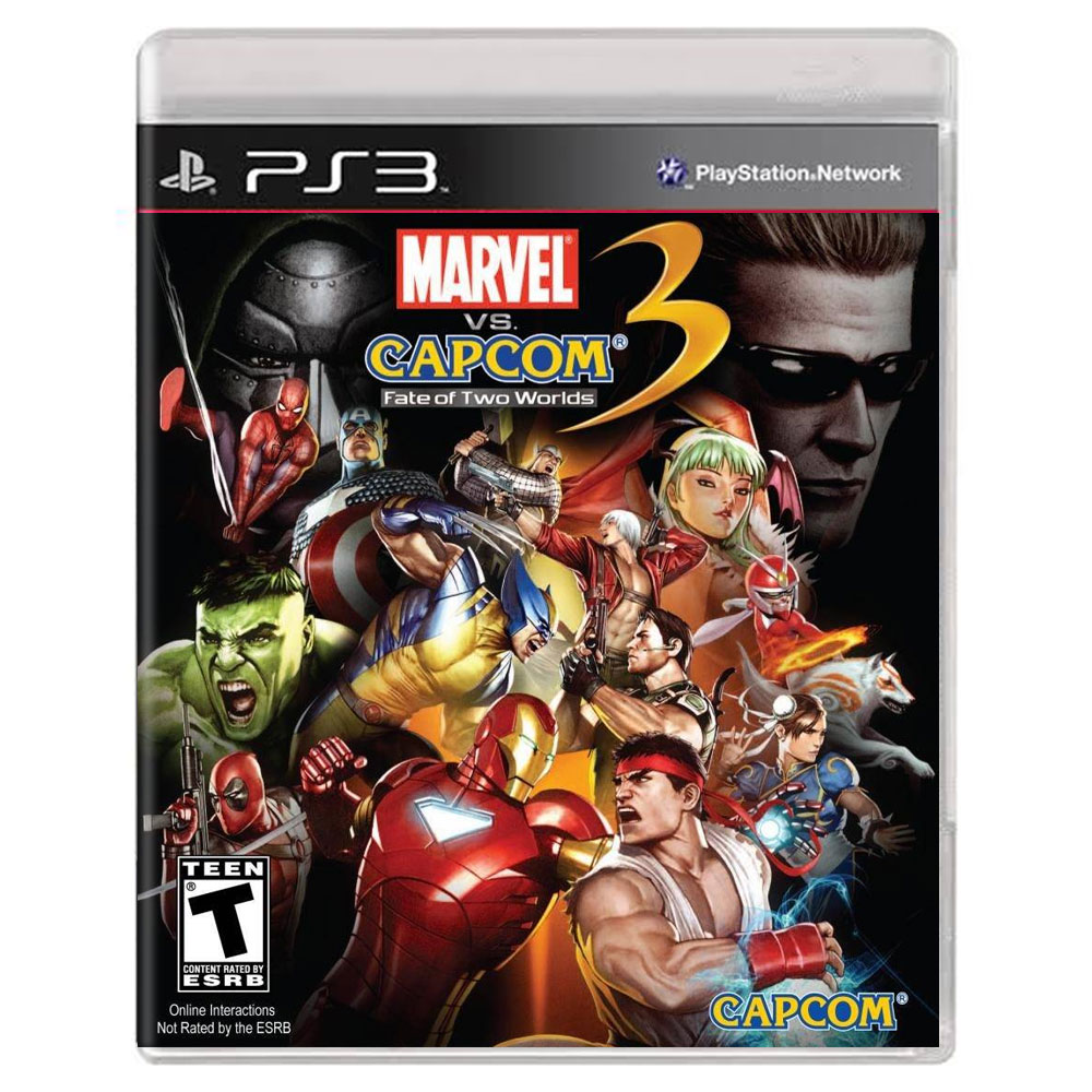 Jogo Novo Midia Fisica Ultimate Marvel vs Capcom 3 para Ps3