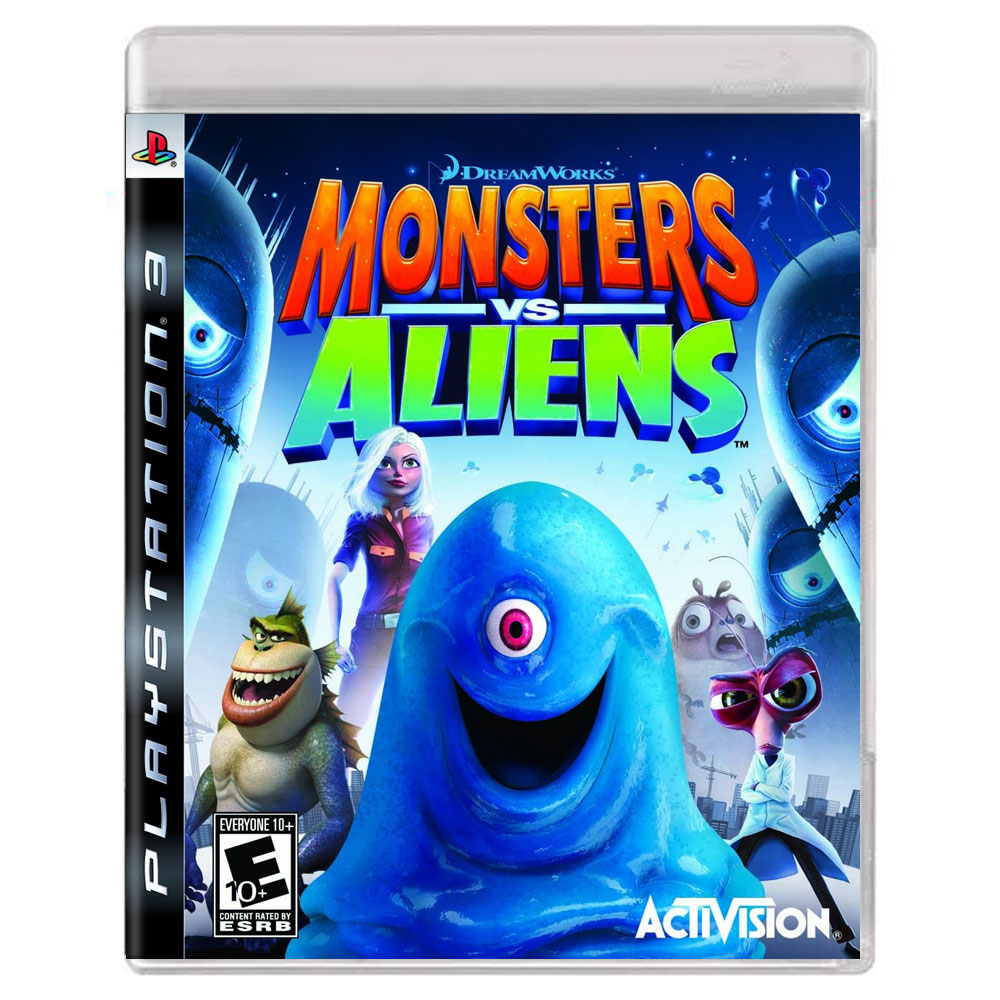 Monsters vs. Aliens (Usado) - PS3 - Shock Games