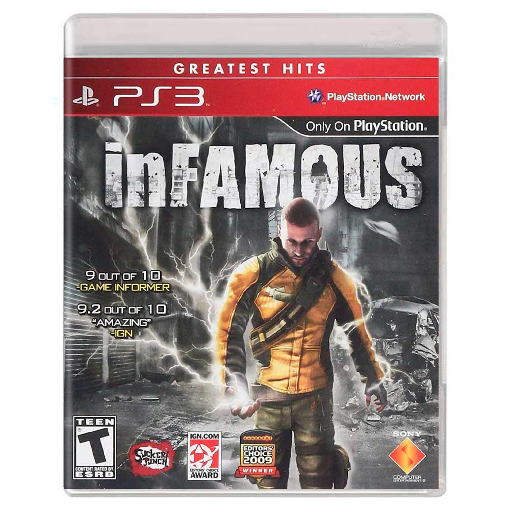 Jogo inFAMOUS - PS3 - LOJA CYBER Z - Loja Cyber Z