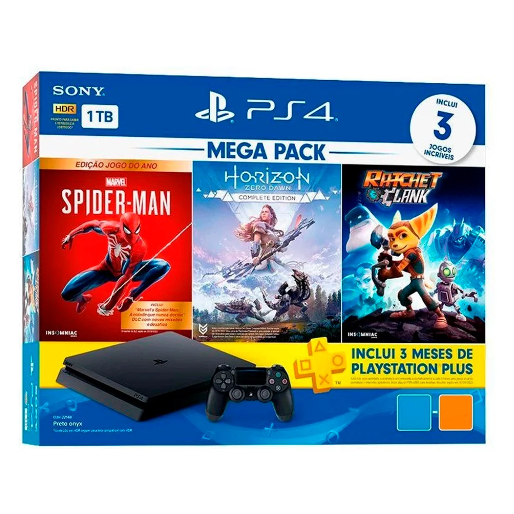 Ps4 Pro Branco 1tb Com Jogo Completo Garantia Nf-e