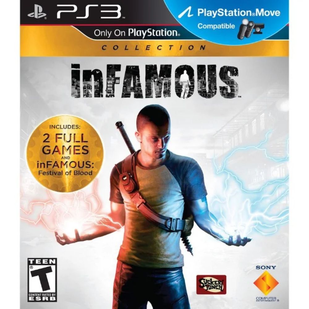 Jogo Infamous - Platinum - Ps3 - Mídia Física Original