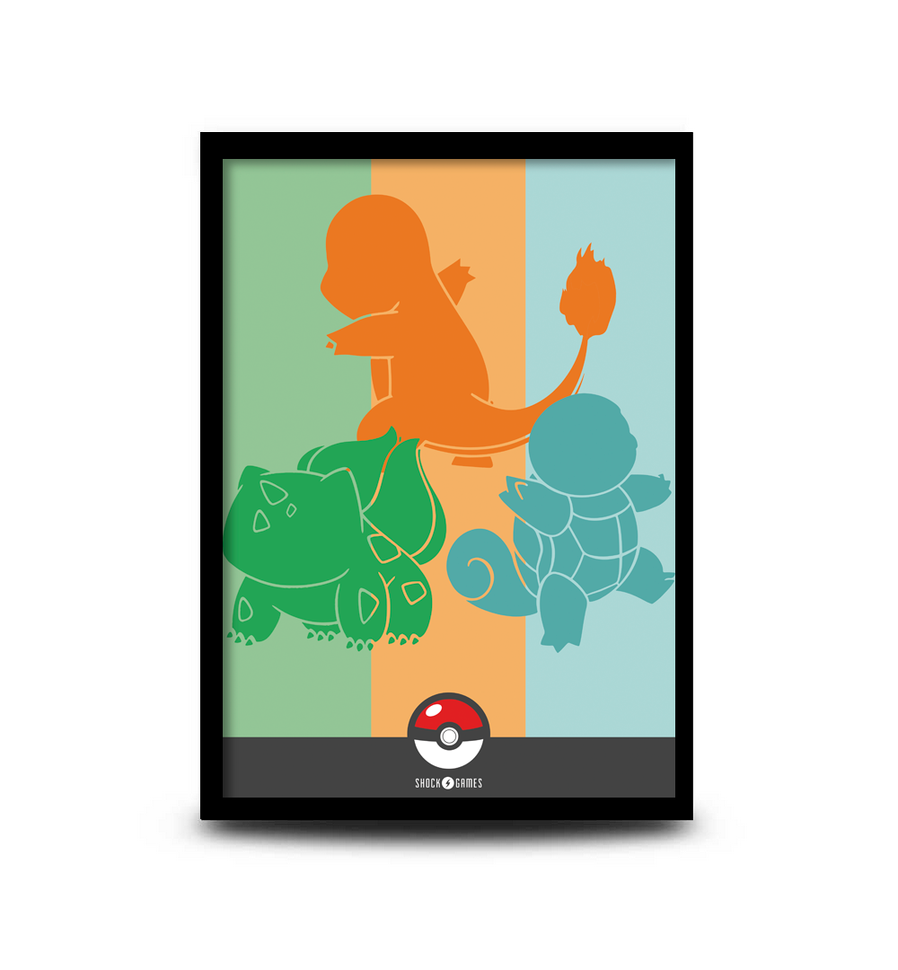 Poster Pokemon Iniciais