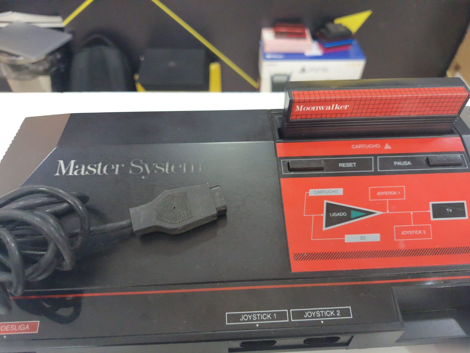 Console Master system 3 sonic funcionando perfeitamente