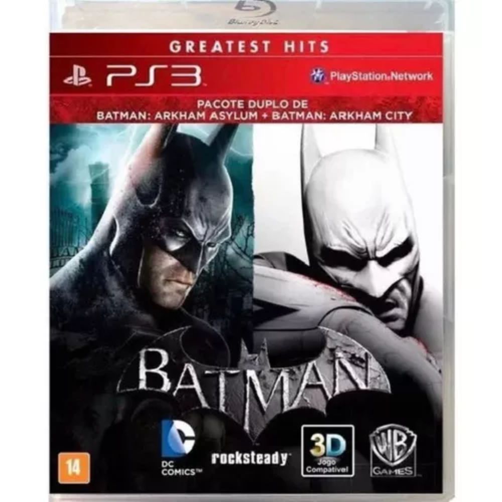 Jogo Batman Arkham Asylum ps3 original midia fisica Seminovo