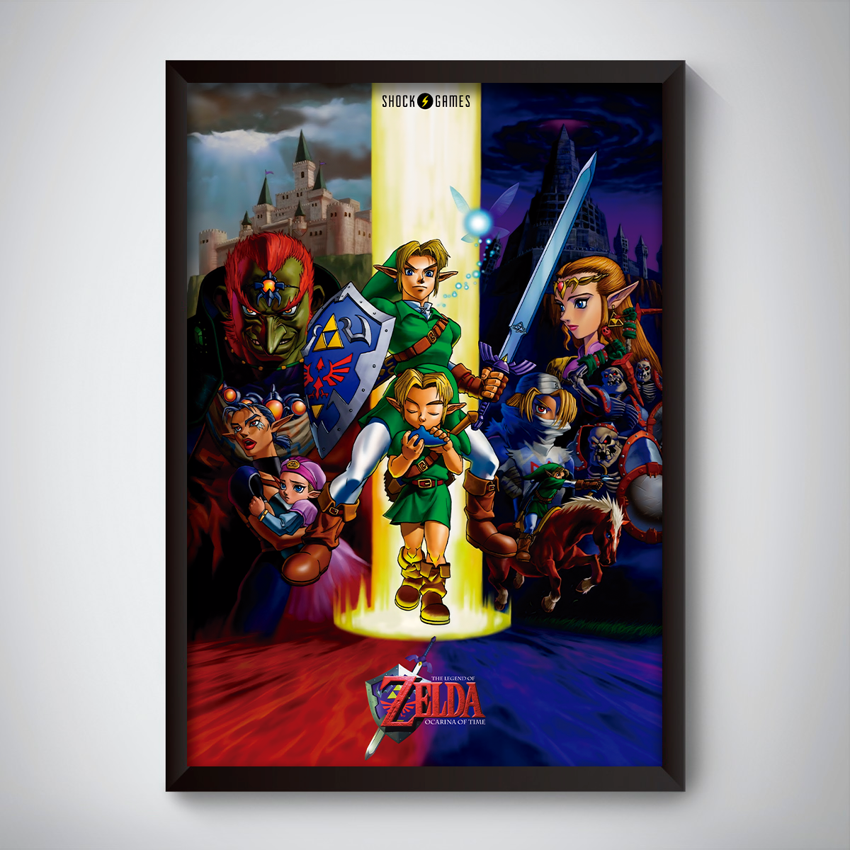 Quadro The Legend of Zelda: Breath of the Wild - 32,5 x 43cm - Shock Games