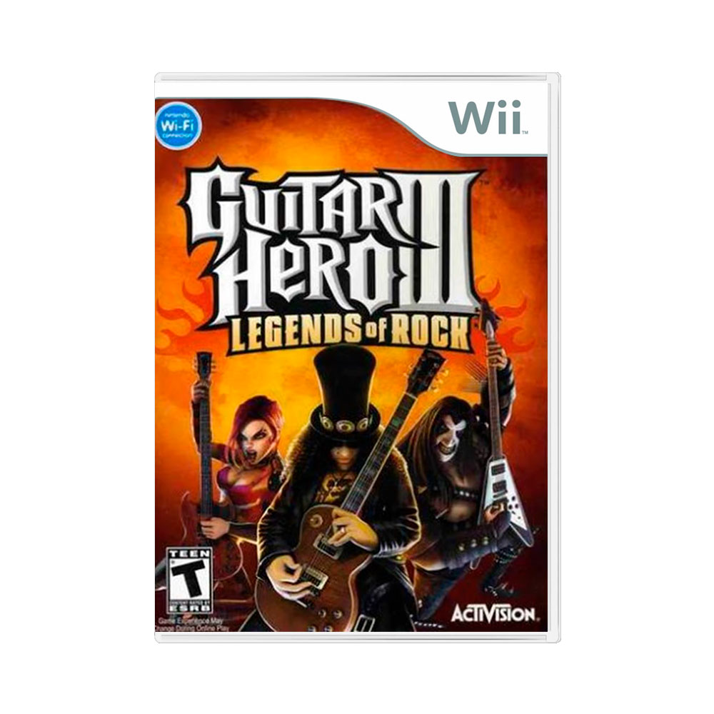 Guitar Hero Iii Legends Of Rock Guitarra Original Usado Nintendo Wii Shock Games